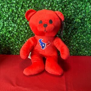 NWT Houston Texans Red Plush Teddy Bear Kids Toys Gift